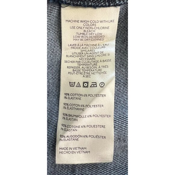 Free People Gimme More Denim Button-Front Mini Dress Adjustable Straps Medium - Picture 6 of 15